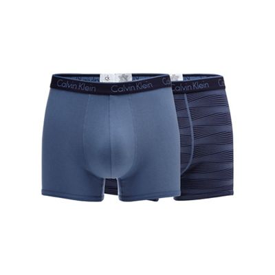 Pack of two cotton stretch trunks